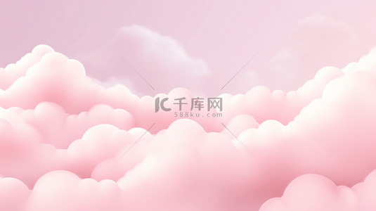 距离标尺背景图片_粉色云朵背景