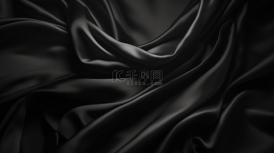 柔焦抽象背景黑色纹理波动床单图案