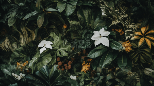 植物背景图片_花卉绿植盛开平面背景壁纸