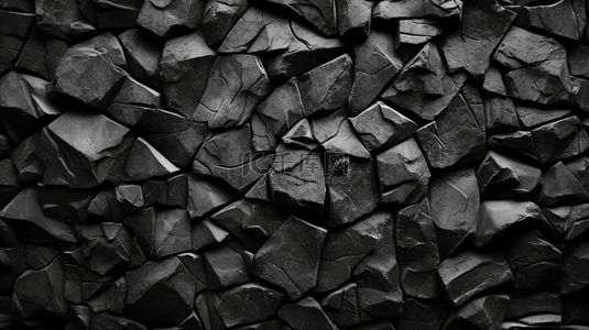 墙面背景图片_抽象的深灰色和黑色渐变背景，石质混凝土纹理墙面图案。