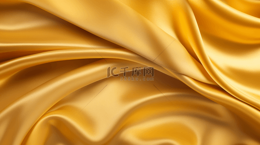 二维码手头背景图片_奢华、光滑、优雅的金色丝绸背景二维插图。