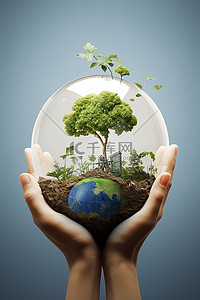 地球绿色家园背景图片_关爱地球守护绿色家园