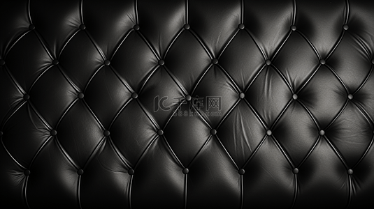 皮革沙发背景图片_黑色皮革背景，自然皮纹，特写照片。