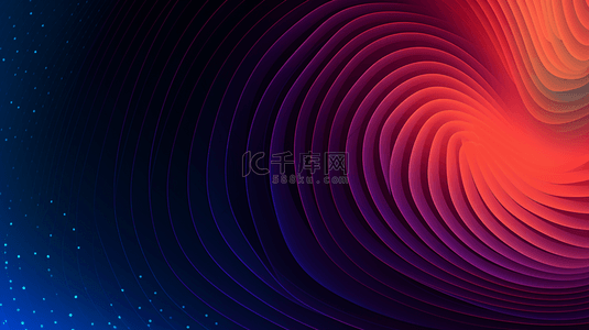 螺旋形线条背景图片_抽象的圆形几何元素向量