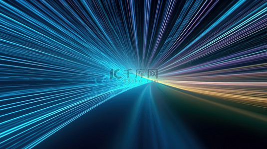 极速线条光线网络速度背景4