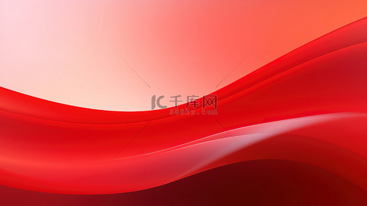 红色波浪线条抽象背景9