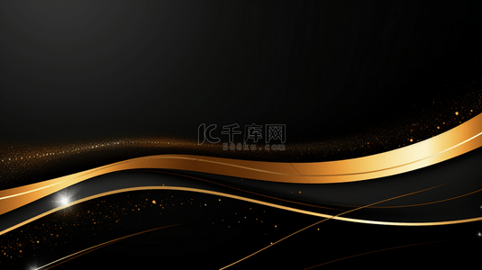 边框优雅背景图片_优雅的对角线金色线条在奶油色背景上，并带有闪光效果元素。
