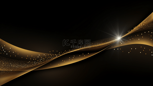 钻石元素背景图片_优雅的对角线金色线条在奶油色背景上，并带有闪光效果元素。