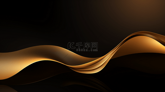 三文治插图背景图片_豪华的背景，配以逼真3D黄金金属液体元素，闪光灯效果和虚化矢量插图。