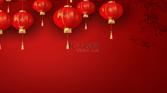 黄色背景用于中国新年。