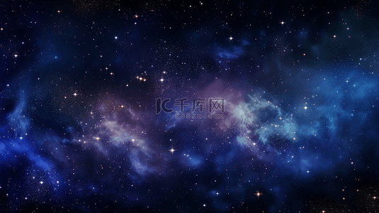 星系星座背景图片_抽象的神奇星系背景。