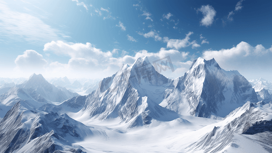 手机壁纸拟风摄影照片_雪山自然风景山峰景色