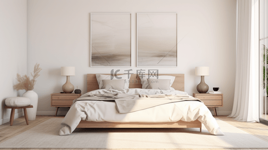 温馨舒适大床房卧室家居设计图片8