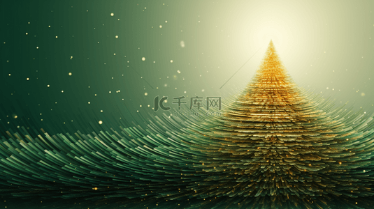 唯美圣诞节圣诞树简约创意背景8