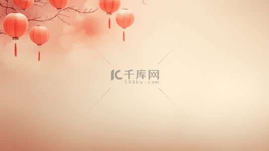 中国红春节喜庆节日背景9