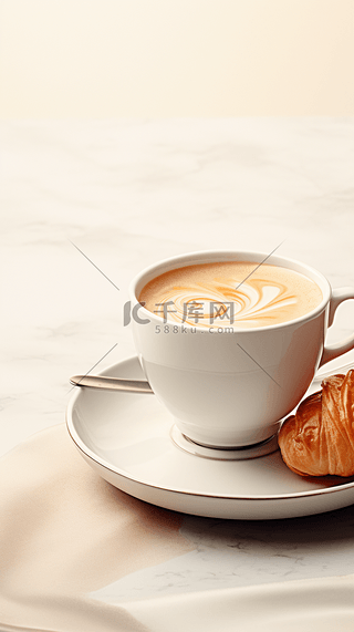 咖啡背景图片_早晨咖啡时间时尚潮流咖啡背景13