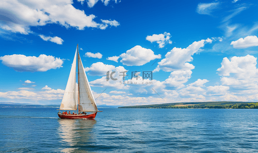 励志风景背景图片_清新励志蓝色海洋风景