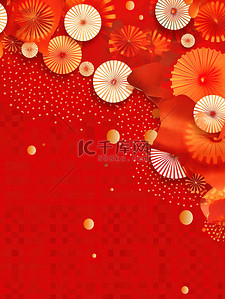 中国红色大气背景图片_红色大气喜报喜庆庆典背景4