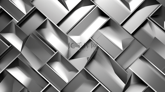 钢铁背景图片_深黑色背景配有银色线条。