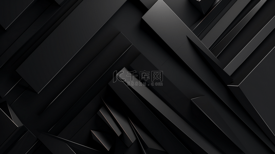 纯色简约复古背景图片_抽象光滑的黑色工作室背景，用于产品展示横幅模板。