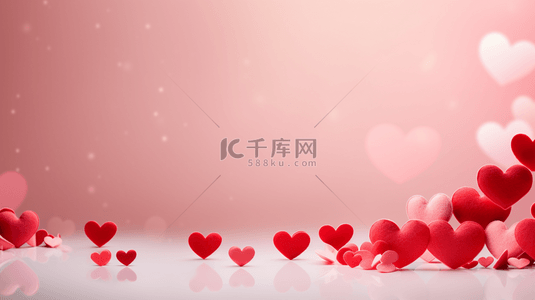 粉红色七夕情人节爱情背景10