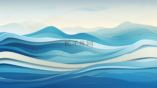 海背景图片_山河湖海抽象线条简单背景1