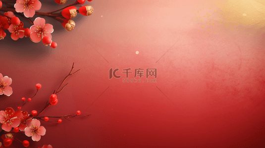 中国新年春节简约装饰背景9