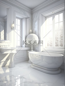 优雅背景图片_优雅的大理石浴室家居背景17