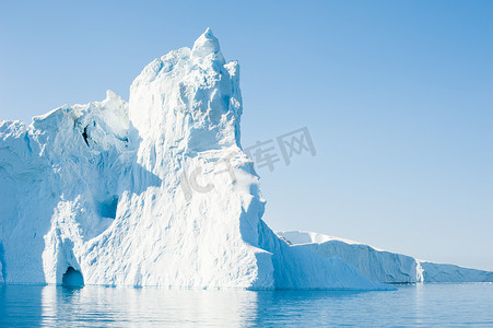 在格陵兰岛的大冰山