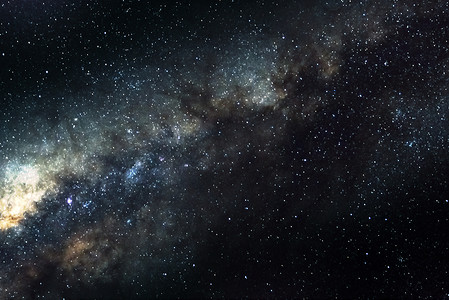 器材星空摄影照片_星空和银河外太空天空夜宇宙黑色星空背景的星空