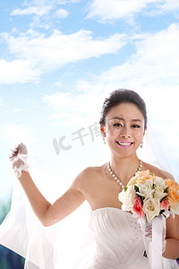玫瑰花图片摄影照片_浪漫婚纱新娘