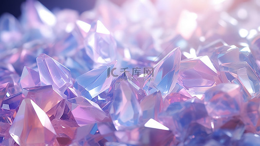 水晶会场背景图片_紫色水晶宝石纹理背景16
