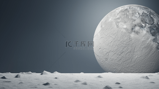 简约灰科技背景图片_灰色系太空月球地面背景6