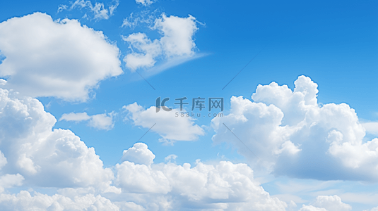 蓝天白云的背景。复古风格的照片具有复古的效果。