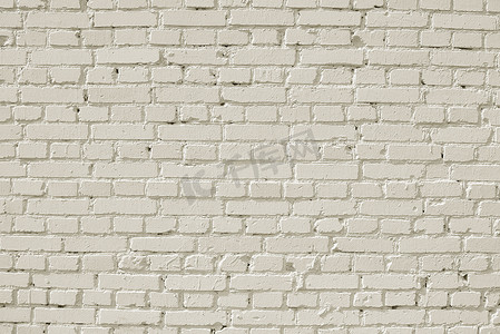 白砖壁摄影照片_旧的白砖墙背景