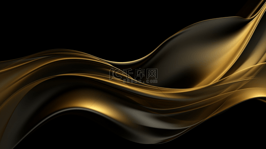 丝绸黑色背景背景图片_一个黑色和金色背景与一个金色和黑色背景。