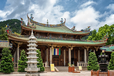 福建古田摄影照片_福建, 中国-2016年5月27日: 南普陀寺 (南普陀寺)。中国福建厦门著名历史遗址.