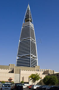 利雅得-10月21日: Al Faisaliah 塔和周围的奥克托