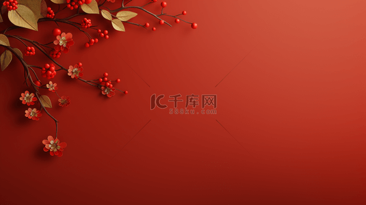 中国现代化建筑背景图片_红色传统古典春节喜庆背景33