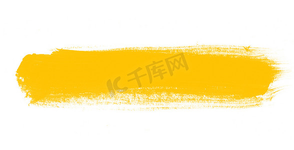 包粽子手绘摄影照片_黄色手绘画笔描边涂抹背景