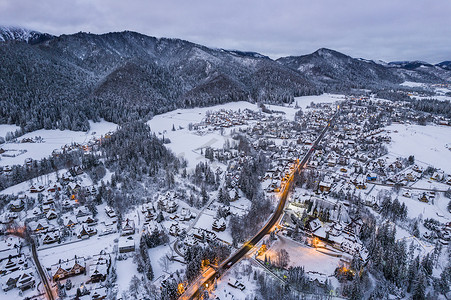 Zakopane White City Polish Winter Capital.