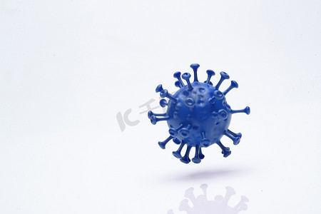 病原微生物摄影照片_一个病毒特写