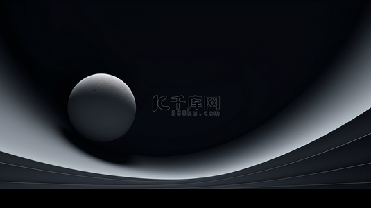 月球背景图片_层次感夜空月亮科技感展示台背景5