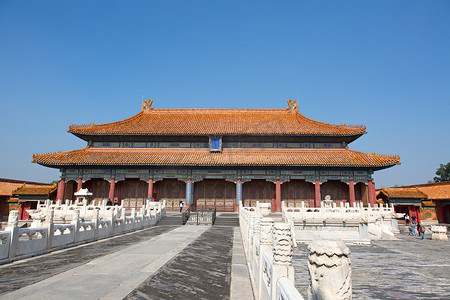 中国北京- 2017年10月14日：明朝至清末（1420年至1912年）的故宫- -故宫（故宫博物馆）).