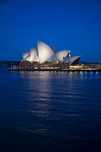 在暮光之城、 新南威尔士州、 澳大利亚悉尼歌剧院