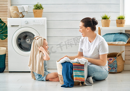 家庭洗衣服