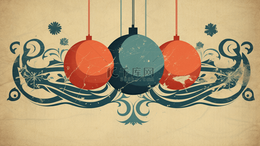 圣诞节祝福海报背景图片_圣诞海报，闪闪发光的金环。