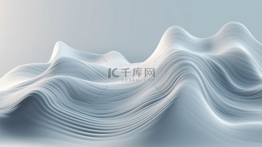 流动的液体背景图片_非常逼真的白色漩涡形状，孤立出来。液体抽象的现代设计。