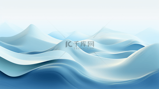简约中国风背景图片_蓝色商务渐变曲线纹理背景9
