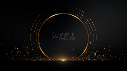 金色圆环背景图片_公司广告和商业目的的暗红色辐射金线的灯光隧道。